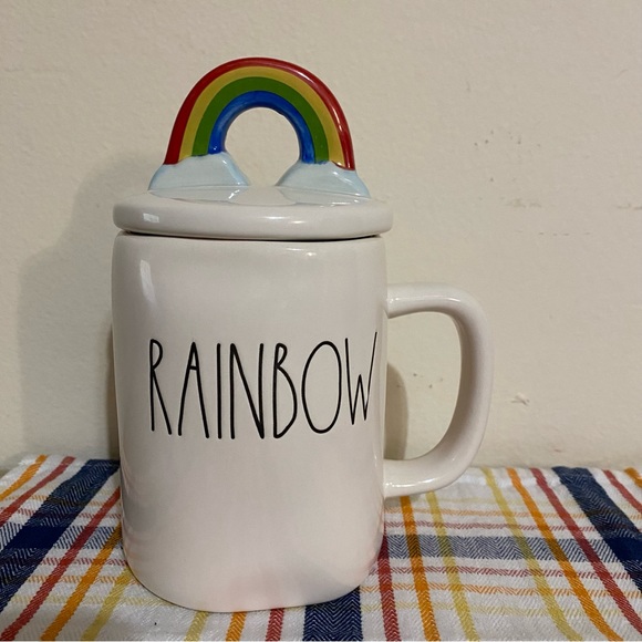 Rae Dunn Other - Rainbow Mug with Lid - Rae Dunn - NWOT never used